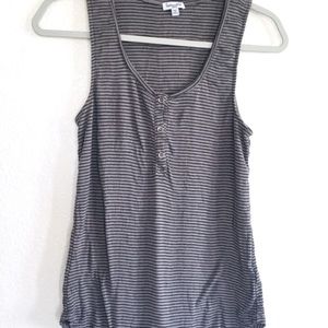 Splendid Striped Henley Top